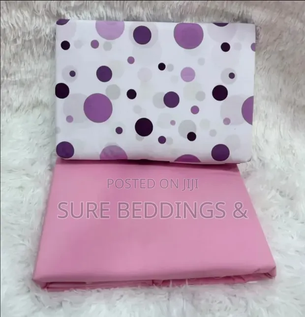 Polka Dots Cotton Bedsheet Set - 1