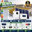 SRNE 5kW Solar Kit - 5kWh Lithium Battery + 2.32kW Solar Panels - 2