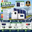 SRNE 5kW Solar Backup System - 5kWh Battery, 4x580W Panels - 2