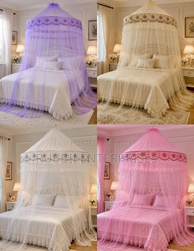 King Size Round Mosquito Net 6x6 - 1