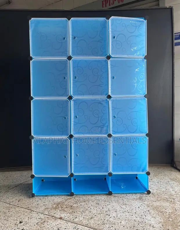 Portable Plastic Wardrobe Storage Organizer - 1