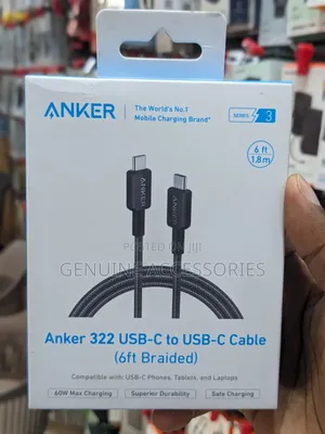 Anker 322 USB-C to USB-C Cable (6ft Braided)