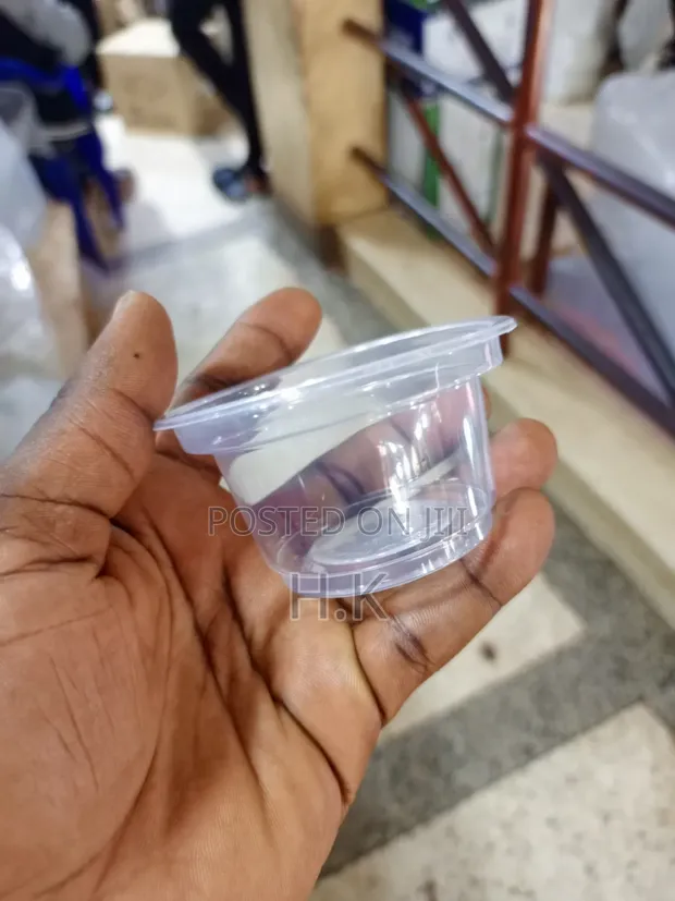 50pcs 120ml Clear Plastic Portion Cups - 1