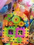 Colorful Interlocking Window and Gear Building Blocks - 2