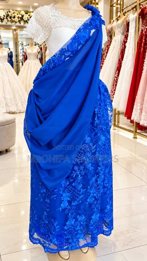 Mushanana - Elegant Royal Blue Traditional Outfit