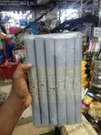 6pcs Grey and Silver Woven PVC Dining Table Placemats - 2