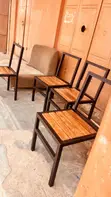 Brand New Metallic Restaurant Chairs - 4