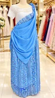 Mushanana - Elegant Blue Traditional Bridal Dress - 1