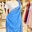 Mushanana - Elegant Blue Traditional Bridal Dress - 2