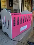 Princess Dreams Convertible Baby Crib - White & Pink - 2