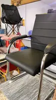 Brand New Leather Visitors Chair - 3