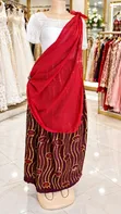 Mushanana Traditional African Dress - Red White Set - 1