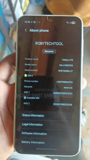 Samsung Galaxy A16 128GB White