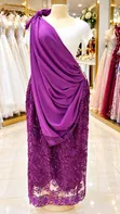 Mushanana - Elegant Purple Traditional Bridal Dress - 1
