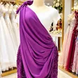 Mushanana - Elegant Purple Traditional Bridal Dress - 2