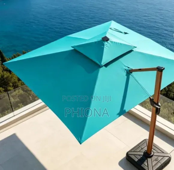 Large Umbrellas with Base for Outdoor Use - 1