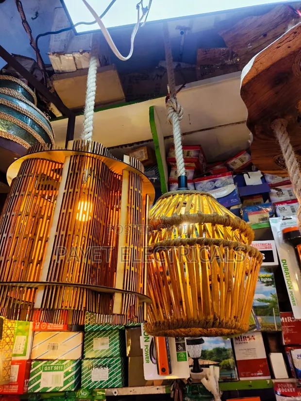 Wooden Craft Pendant Lamp - 1