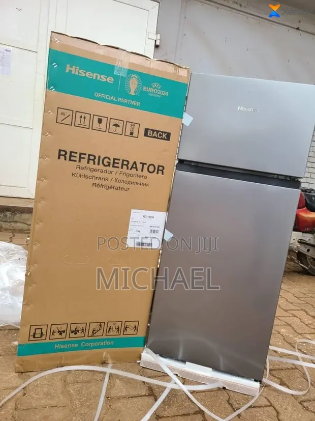 Hisense Double-Door Refrigerator - 1