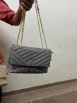 Women's Classic Handbag - Genuine Leather - 2