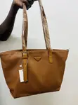 Women's Classic Handbag - Genuine Leather - 4