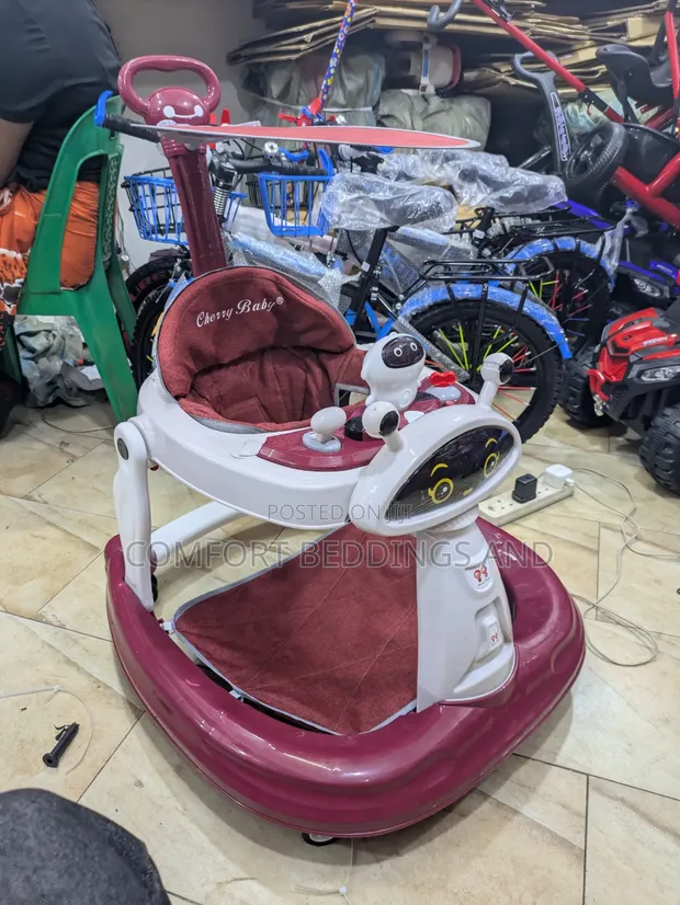 Eye Baby Walker - Maroon - 1