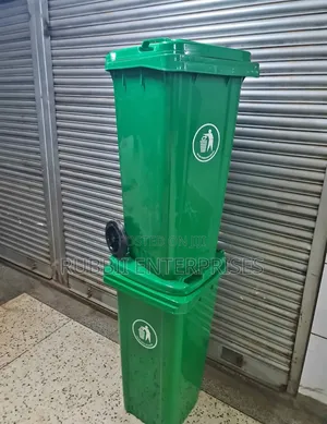 120L Green Garbage Can / Dust Bin