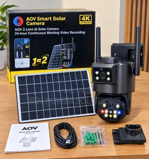 AOV Smart Solar 4K Dual-Lens Security Camera