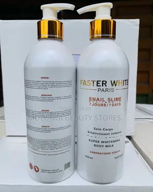 Faster White Paris Snail Slime 7 Days Super Whitening Body Lotion