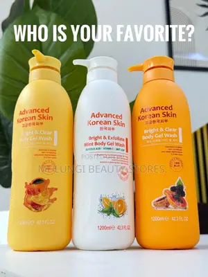 Advanced Korean Original Skin Body Gel Wash - Various Variants