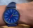 Yazole Digital Watch - Blue Nylon Band - 1