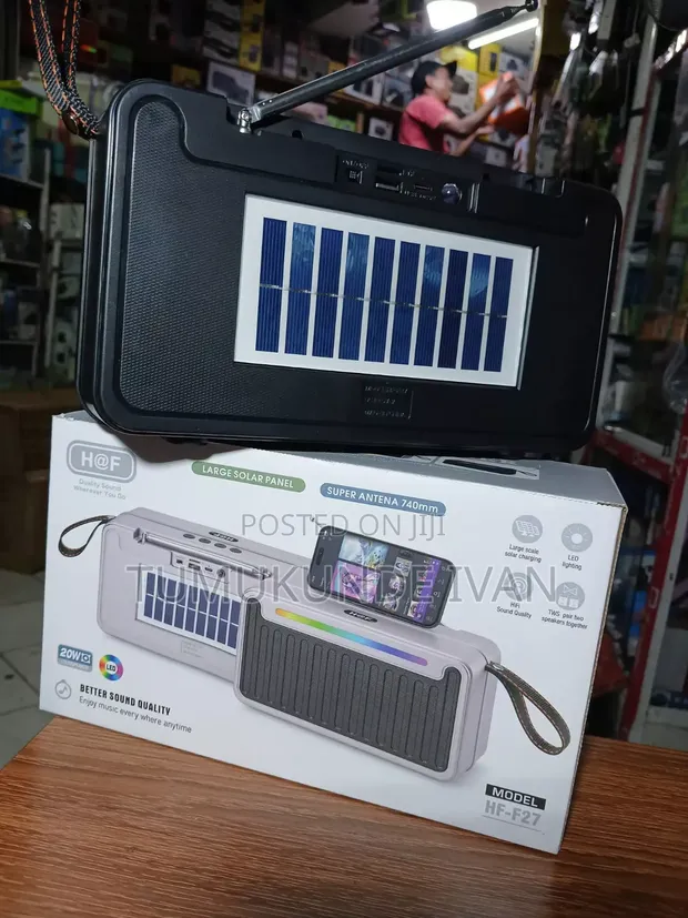 Anchor Bluetooth Speaker with Solar Panel - 1