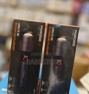 Porodo Lumalite Rechargeable Flashlight Torch 30W