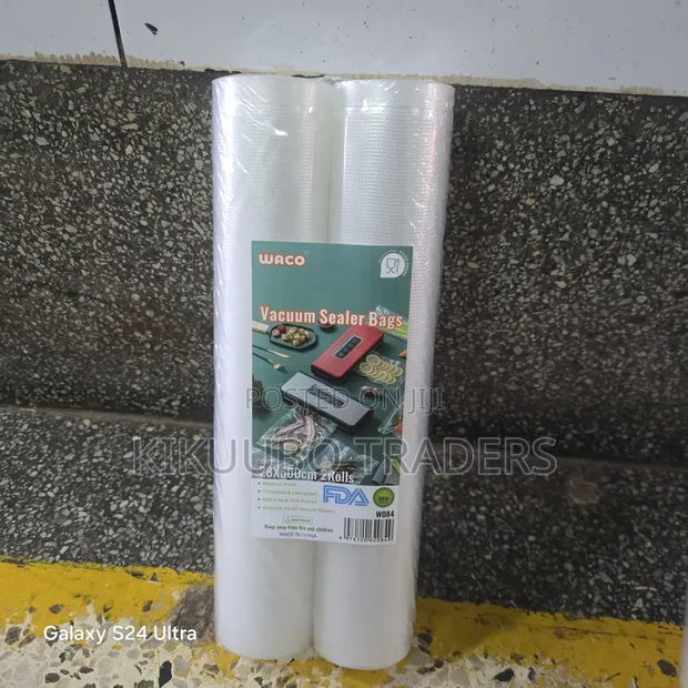 WACO Vacuum Sealer Bags - 28x500cm Rolls - 1