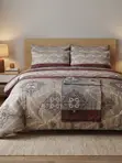 Traditional Color-Blocked Jacquard Bedding Set - 2