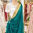 Mushanana - Elegant Teal Gold Traditional Outfit - 2