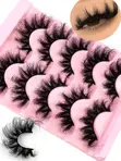 D Curl Russian Faux Mink Strip Eyelashes - 1