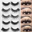 D Curl Russian Faux Mink Strip Eyelashes - 3