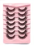 D Curl Russian Faux Mink Strip Eyelashes - 5