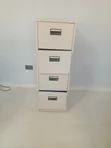 Used 4-Seater Office Station Work Furniture with File Cabinet - 5