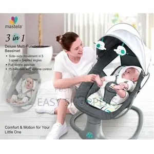 Mastela 3-in-1 Deluxe Baby Swing, Bassinet, Toddler Seat