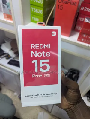 New Xiaomi Redmi Note 15 Pro+ 512GB Black