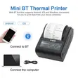 YHD-5808L Portable Mini 58mm Thermal Receipt Printer - 4