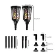 Set of 6 Solar Garden Pathway Lights - Black - 5