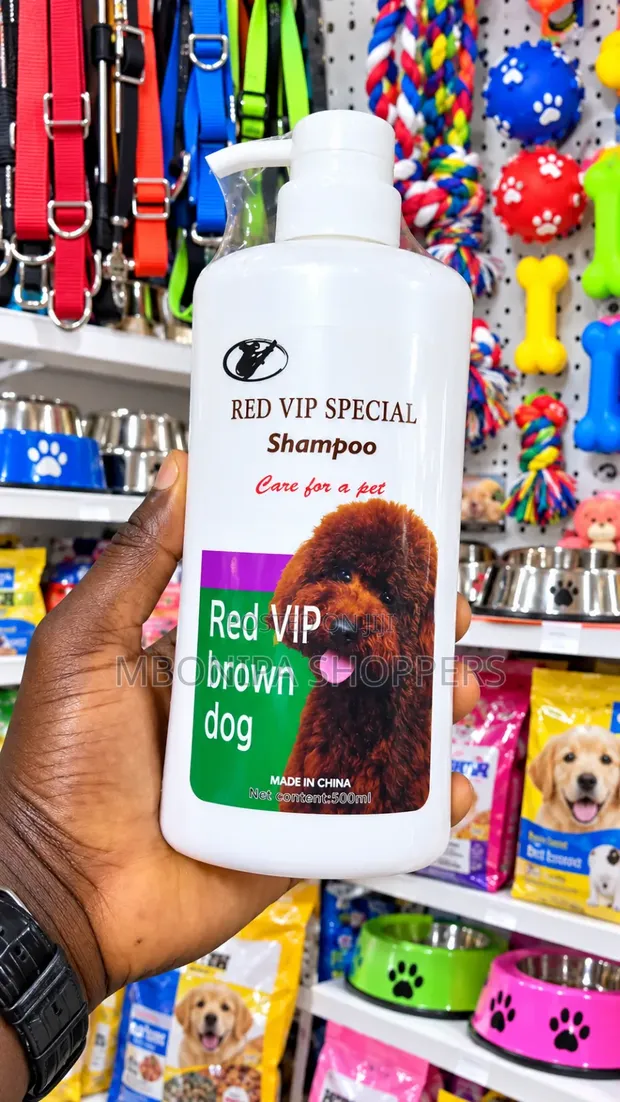 Red VIP Special Shampoo for Brown Dogs - 500ml - 1