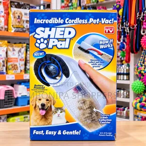 Shed Pal Cordless Pet Hair Vacuum Grooming Brush