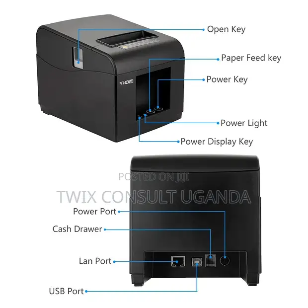 YHD-80E Desktop Thermal Receipt Printer - 1