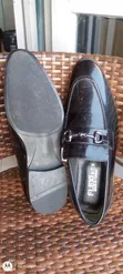 Brand New Flexi Men Turkish Leather Loafers - Black & Blue - 2