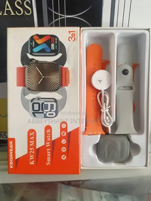 Keqiwear KW25 Max Smart Watch 3-in-1 Set