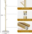Freestanding Modern Metal Coat Rack Stand - 1