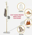 Freestanding Modern Metal Coat Rack Stand - 2